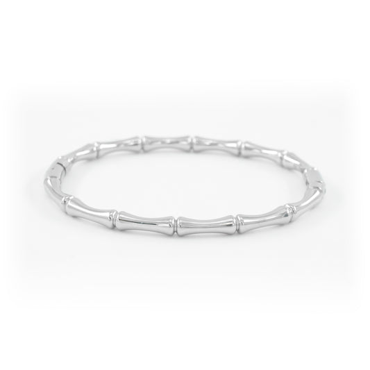 Silver Bamboo Bliss Bracelet
