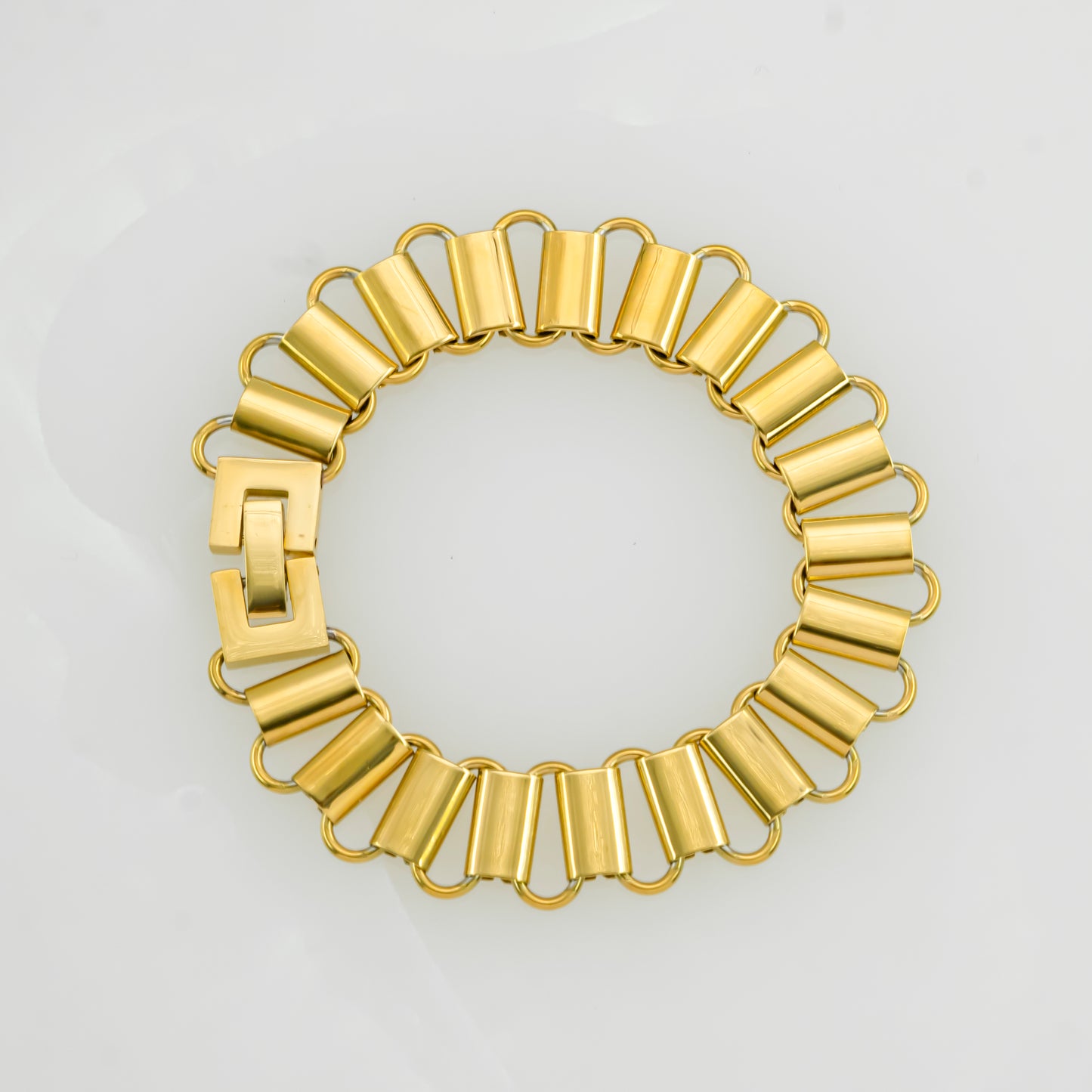 Gold Plated Entwined Bracelet