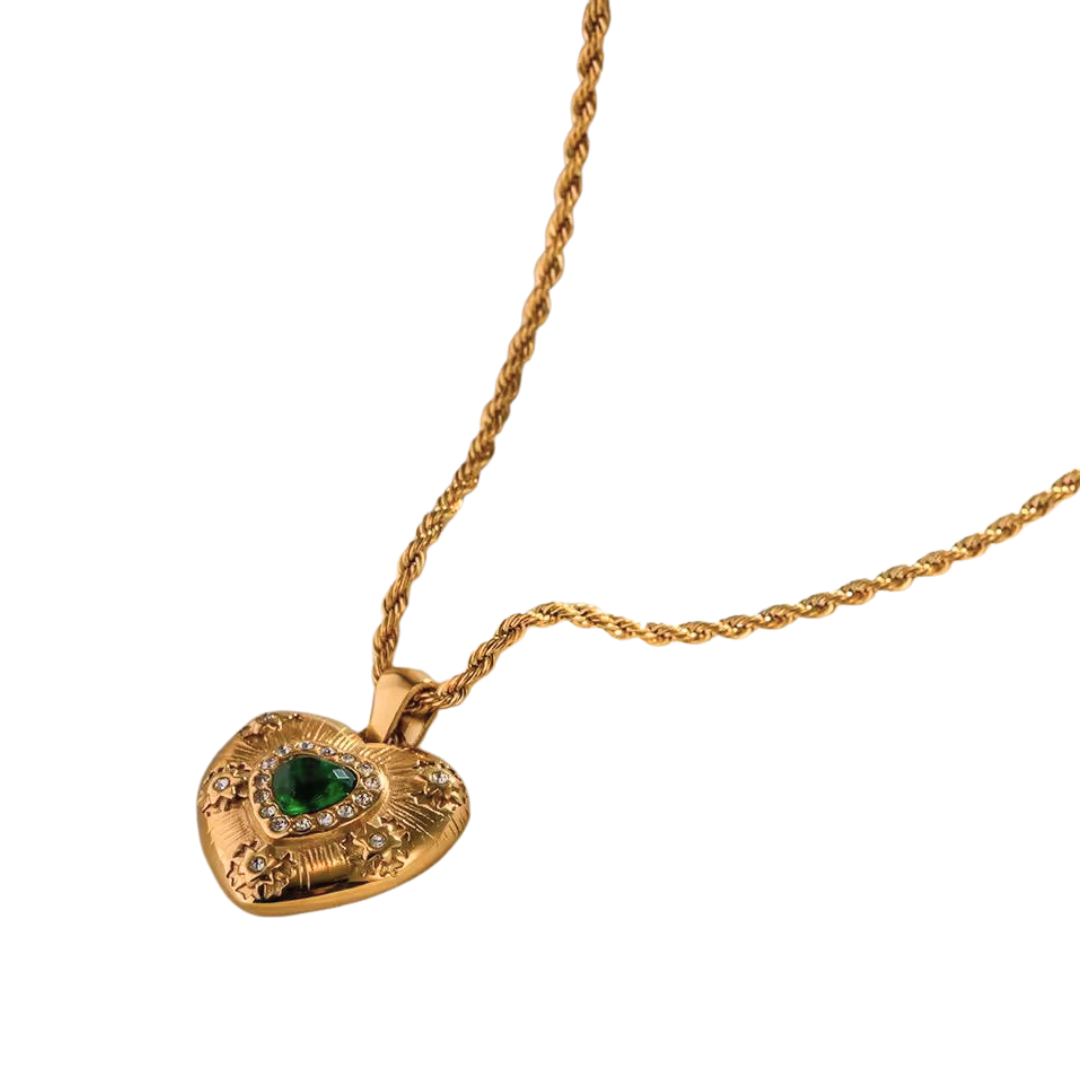 Emerald Heart Neckchain