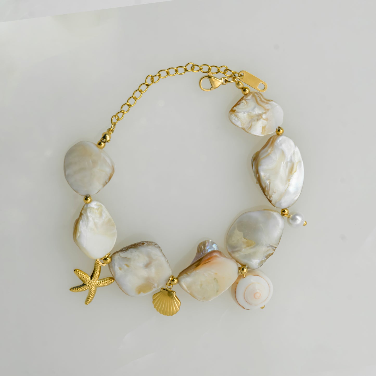 Seashell Charm Bracelet