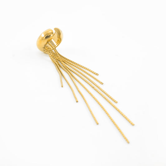 Golden Drizzle EarCuff