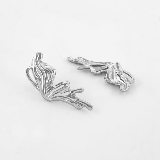 Silver Wings Earrings