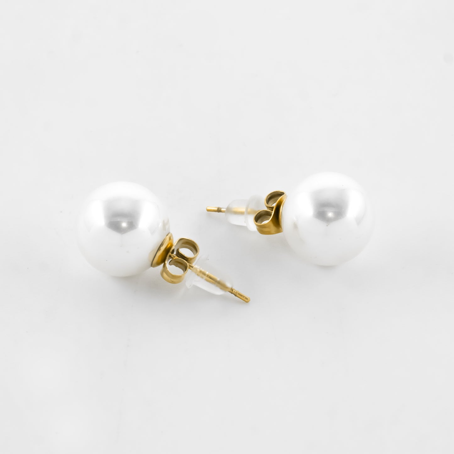 Gold Plated Freshwater Pearl Studs