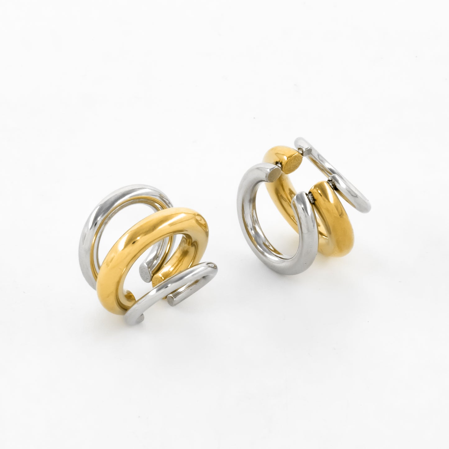 Gold & Silver Mix EarCuff