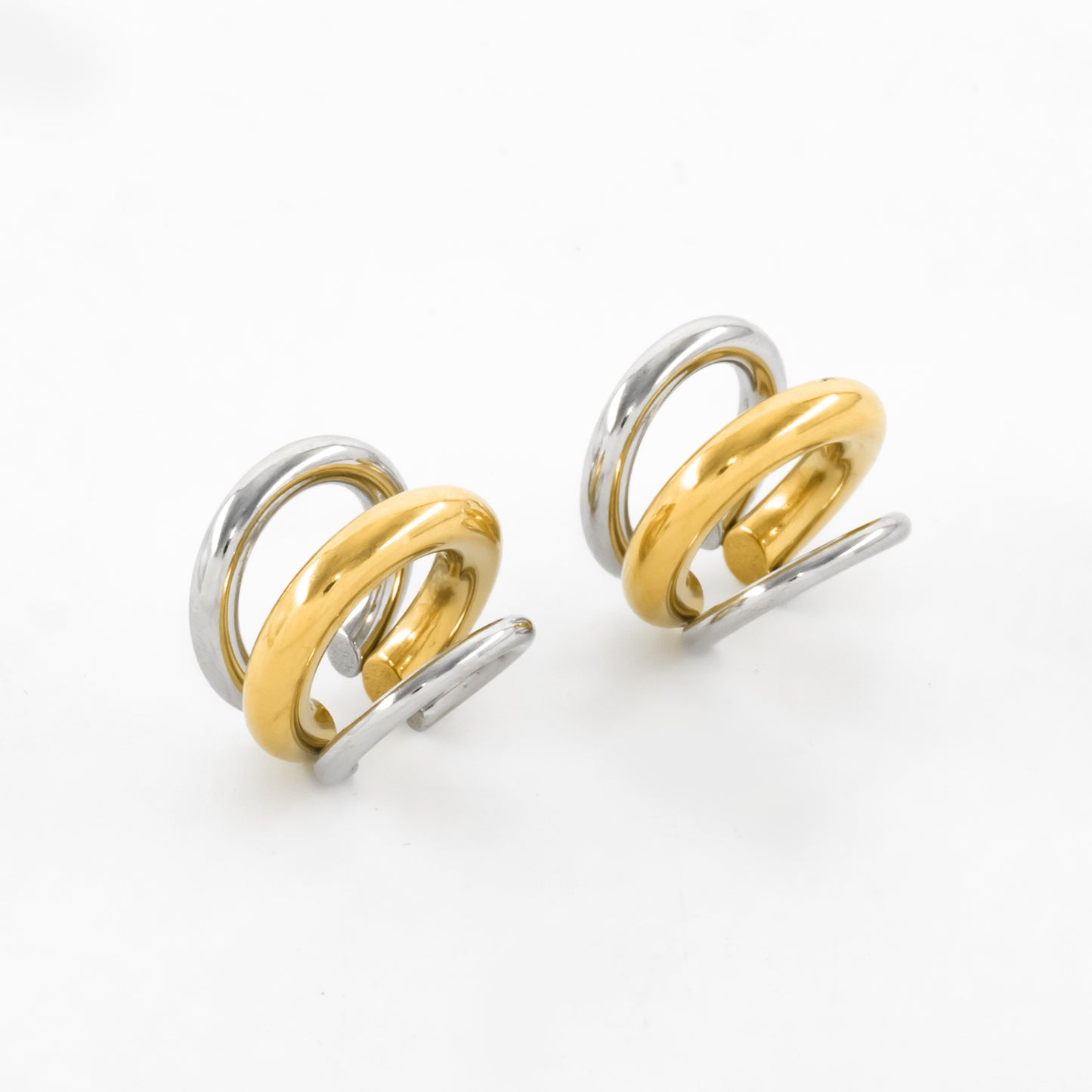 Gold & Silver Mix EarCuff