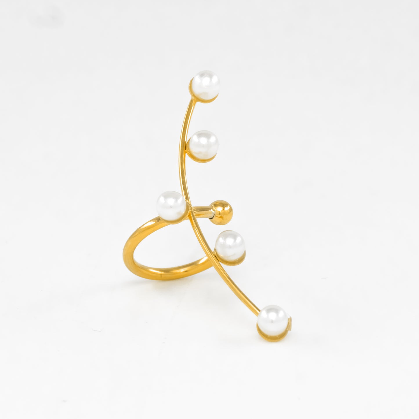 Pearl Studded Climber EarCuff
