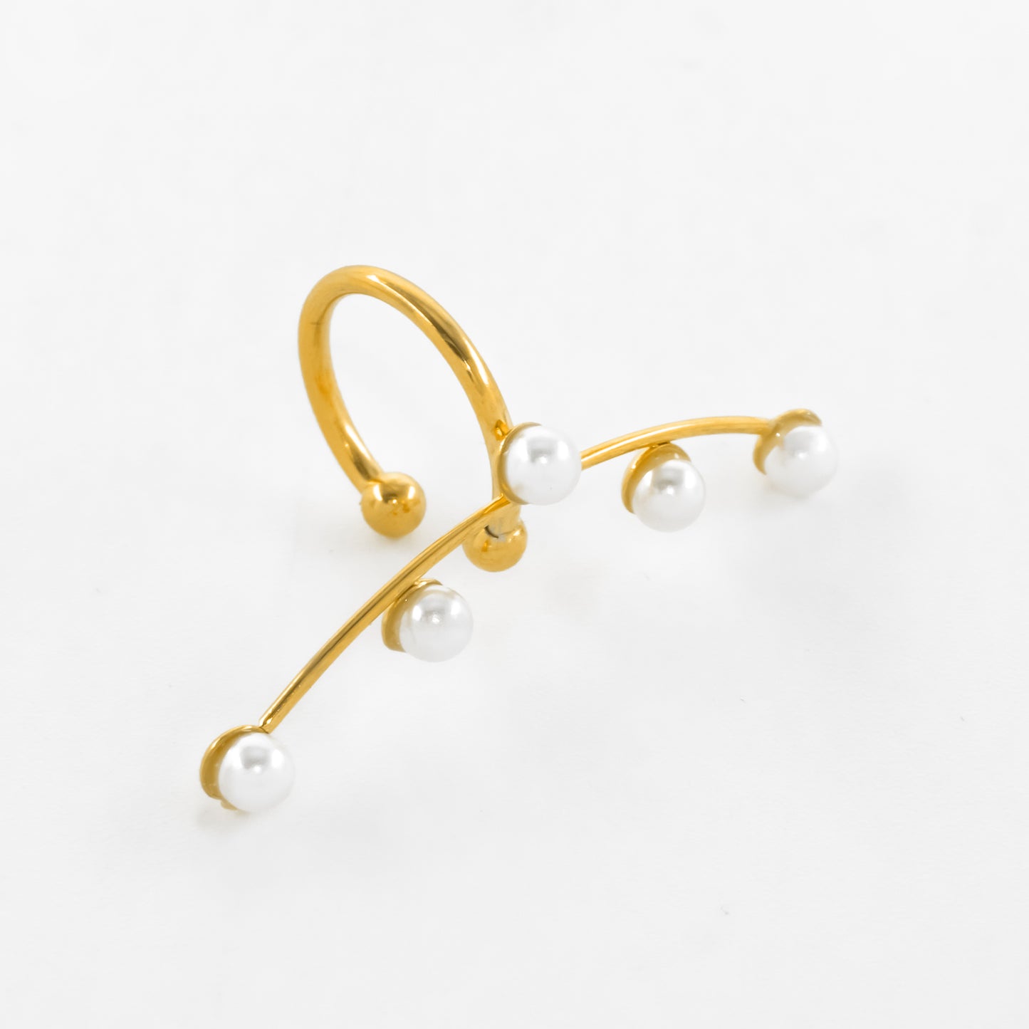 Pearl Studded Climber EarCuff