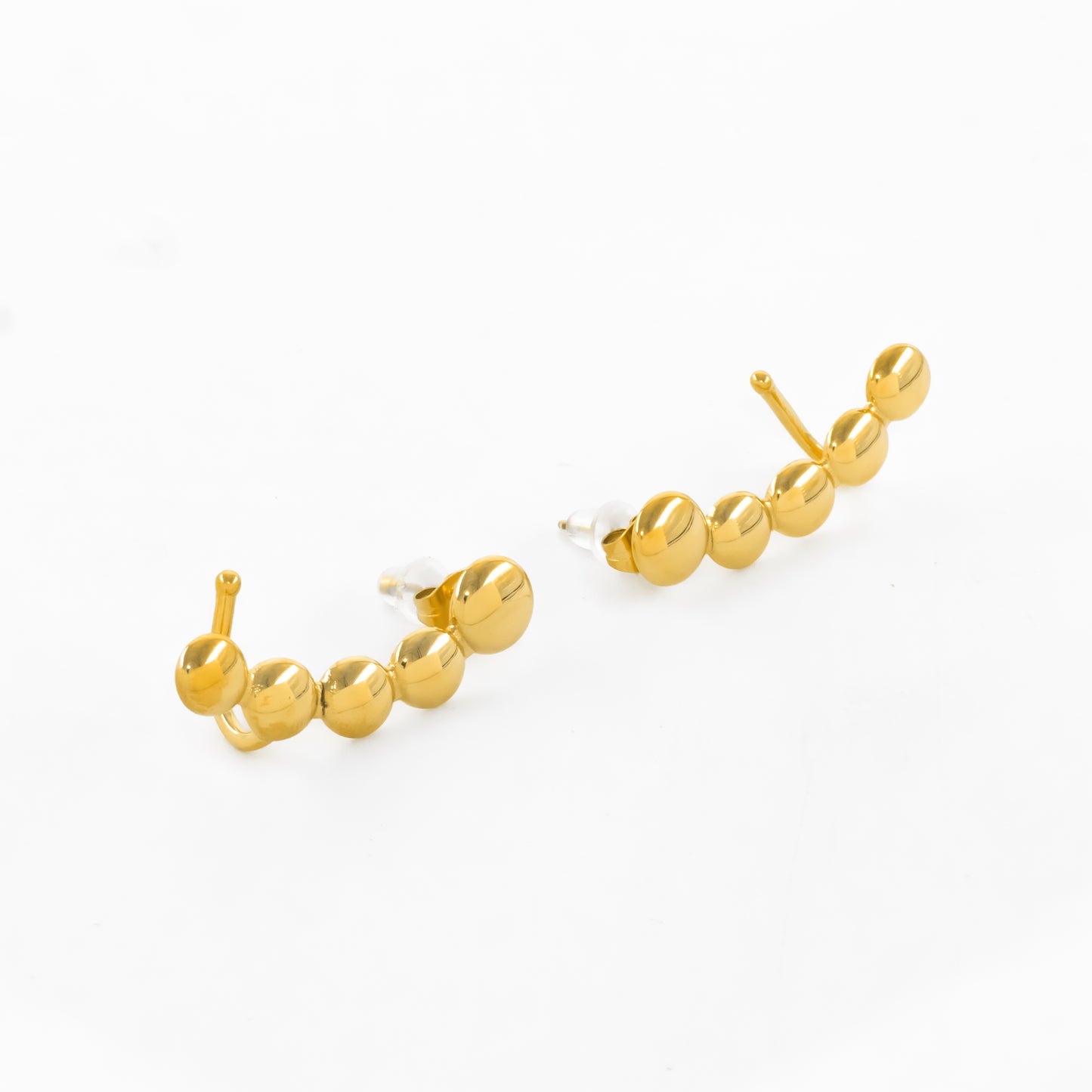 Golden Orbit Ear Climbers