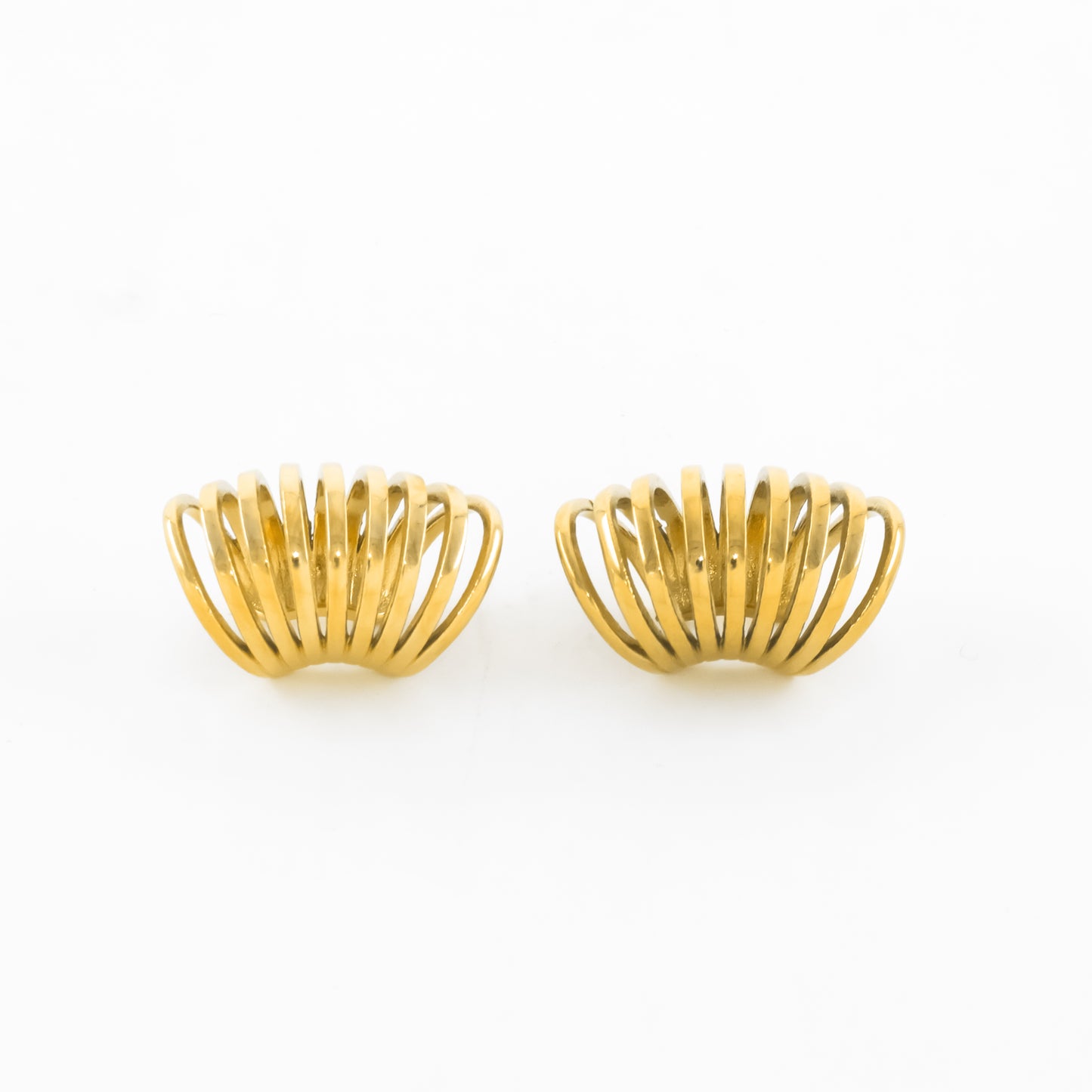 Gold Plated Multi Rings EarCuff