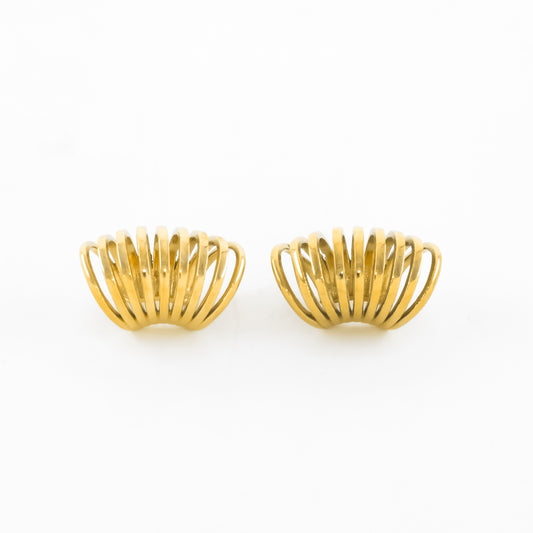 Gold Plated Multi Rings EarCuff