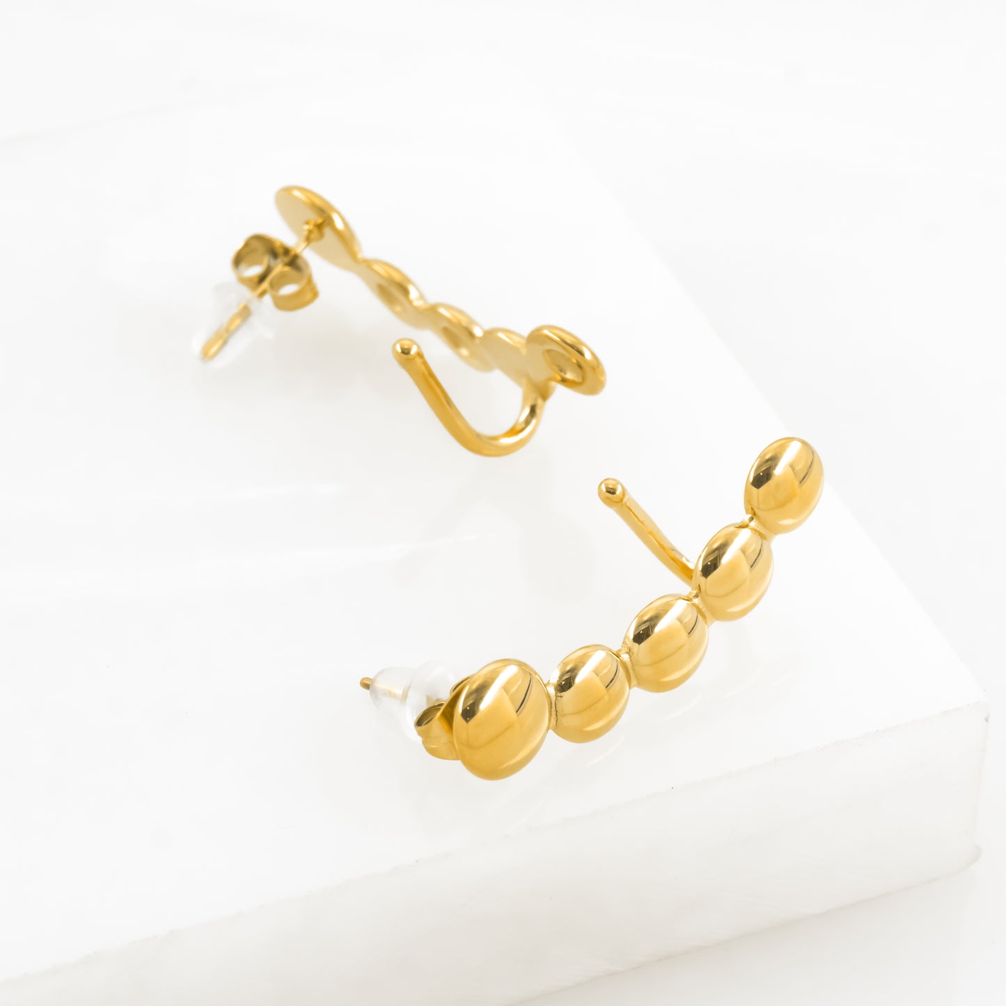 Golden Orbit Ear Climbers