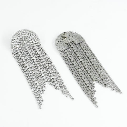 Rhinestone Metallic Danglers