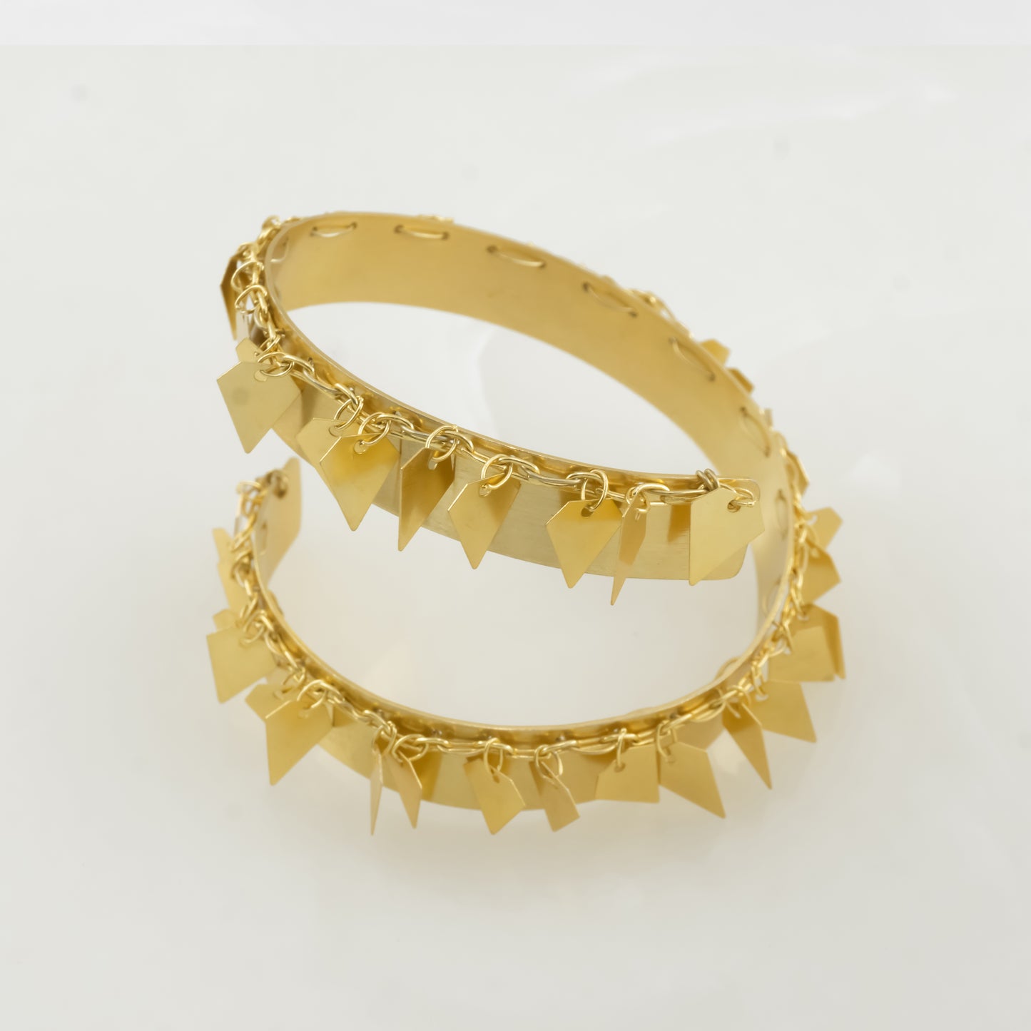 Fierce Fringe Brass Cuff