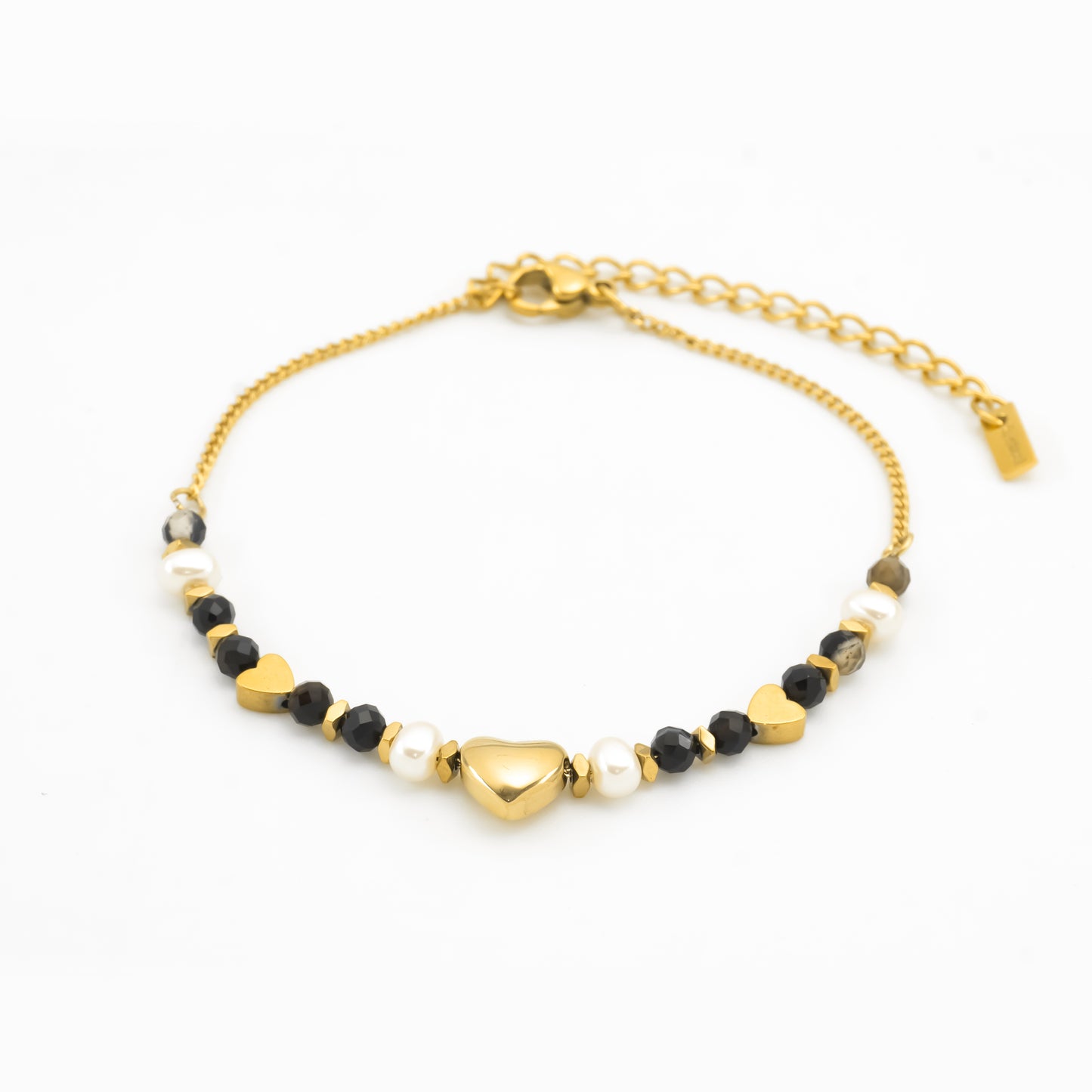 Black Bead Bliss Bracelet