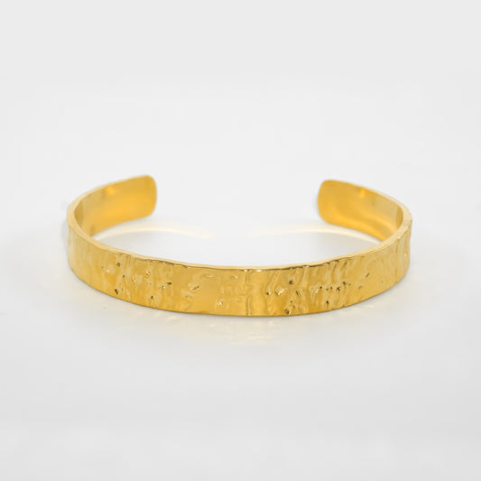 Textured Gold Cuff