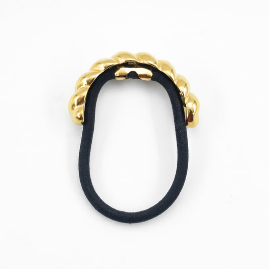Golden spiral hair-tie
