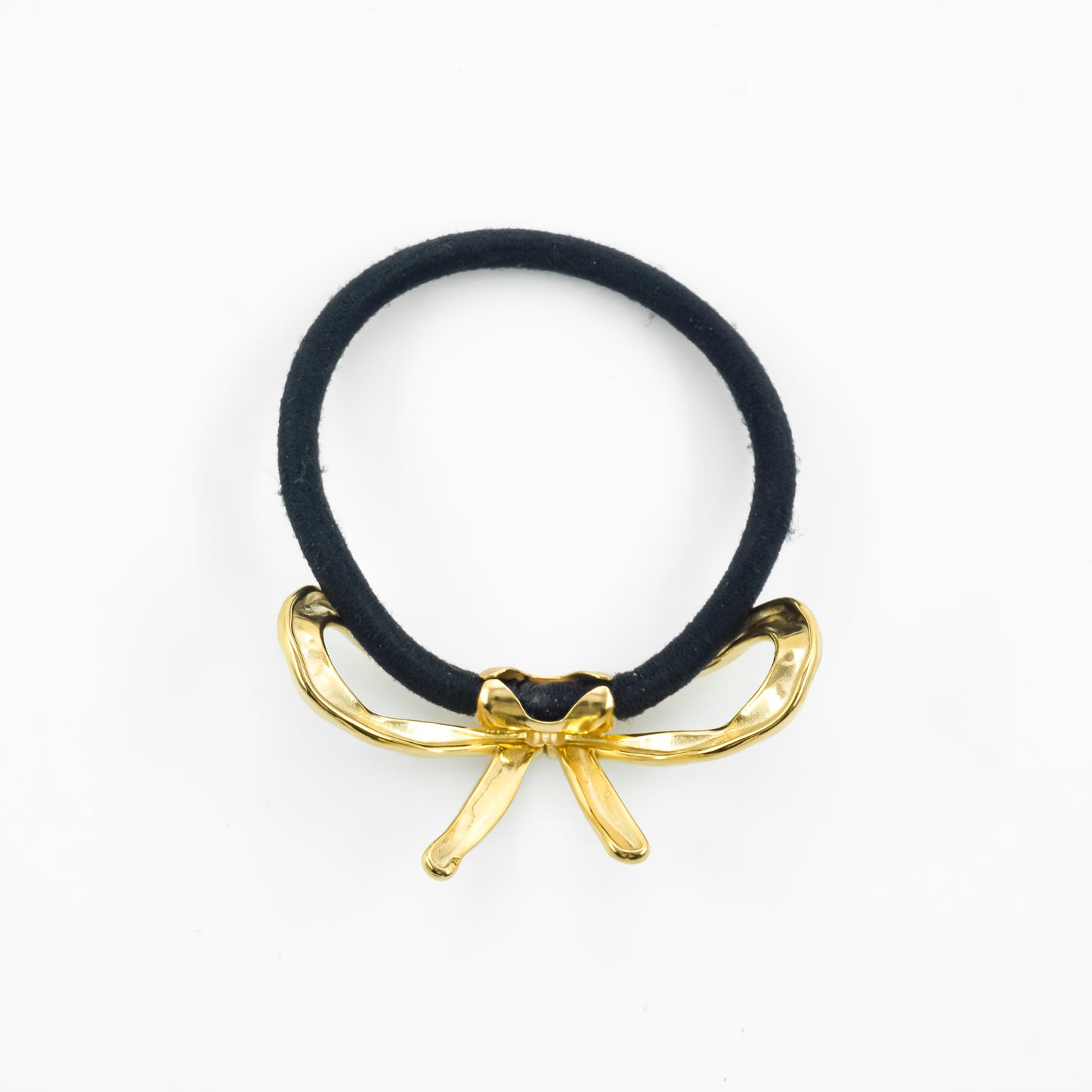 Gold ribbon Hair-tie