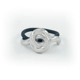 Rose knot hair-tie