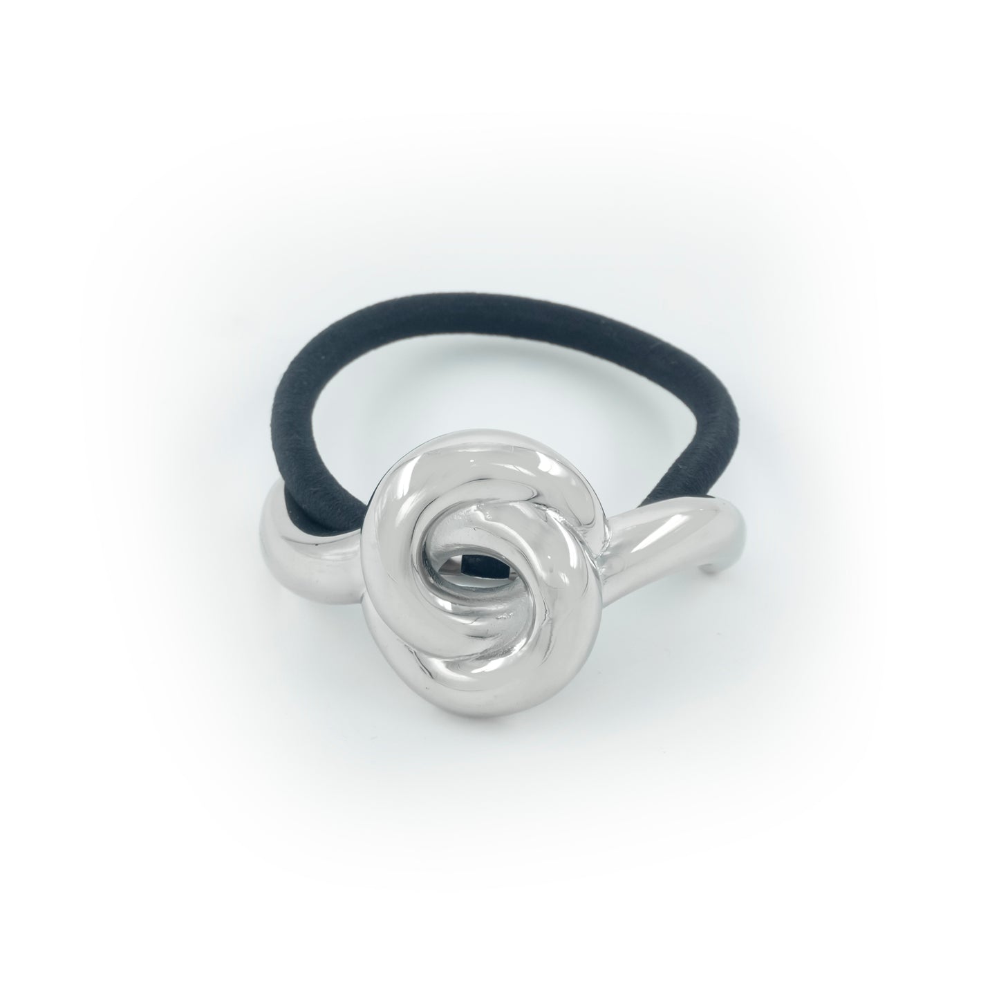 Rose knot hair-tie