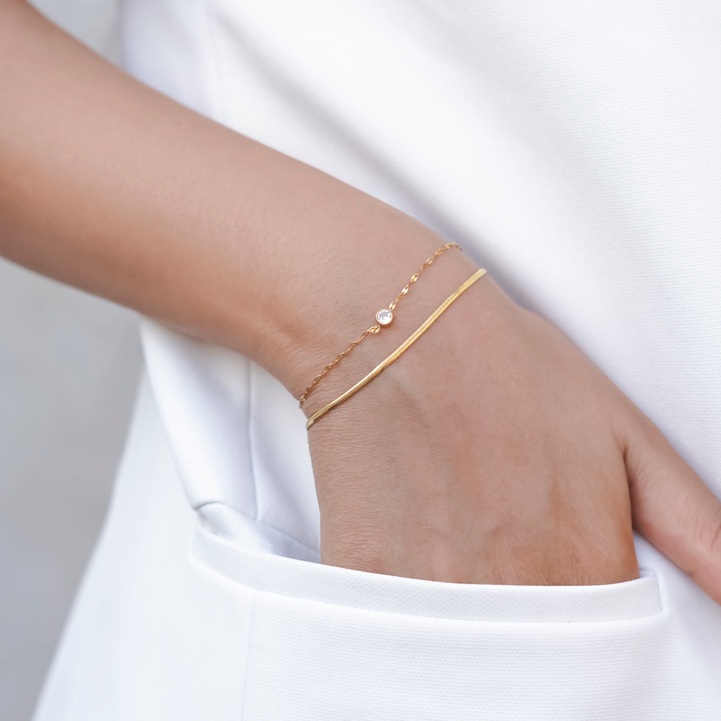 Moonbeam Chain Bracelet