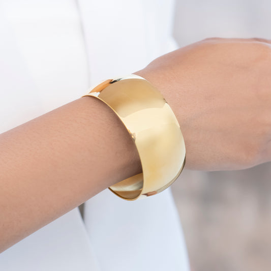 Gold Plated Broadshine Bracelet