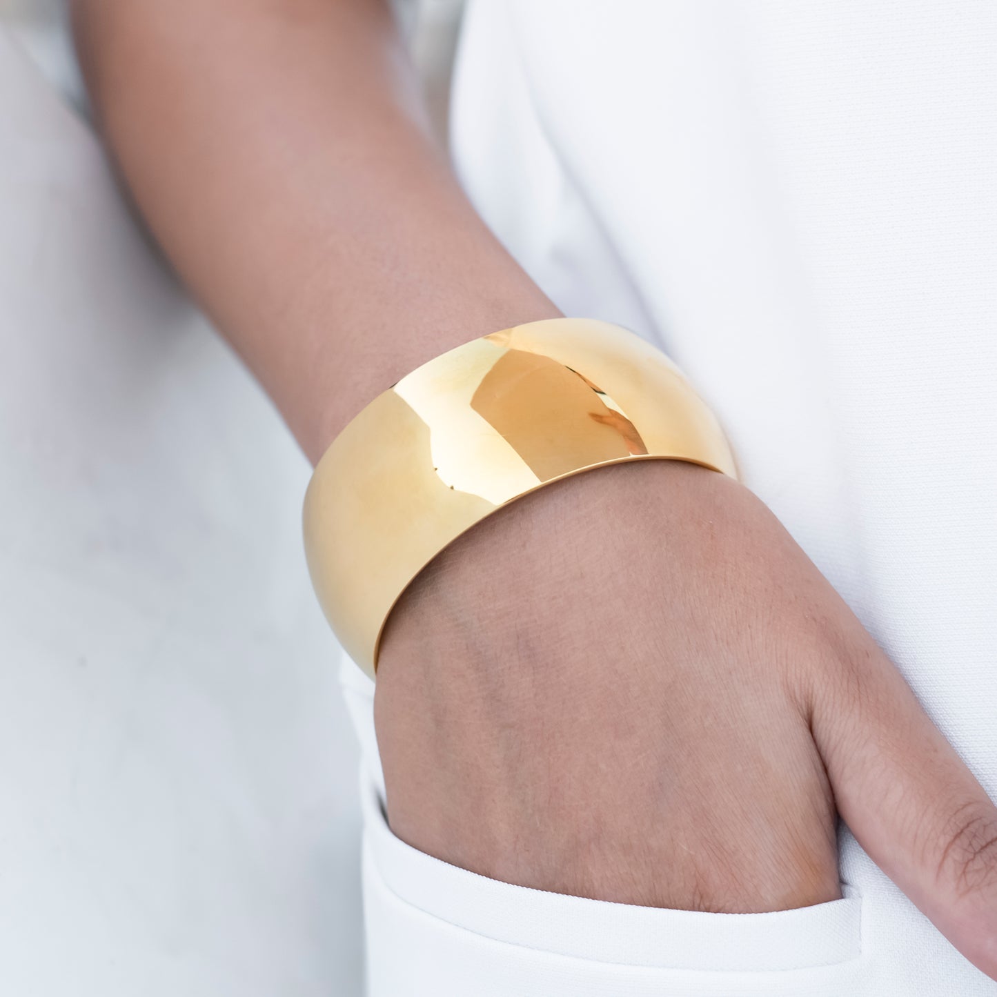 Gold Plated Broadshine Bracelet