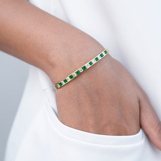 Green Glimmer Bracelet