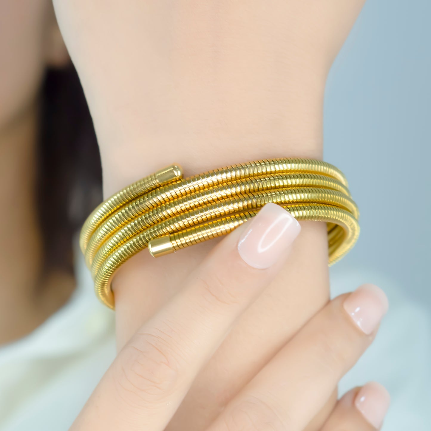 Multi Layer Wrap Arm Metal Elastic