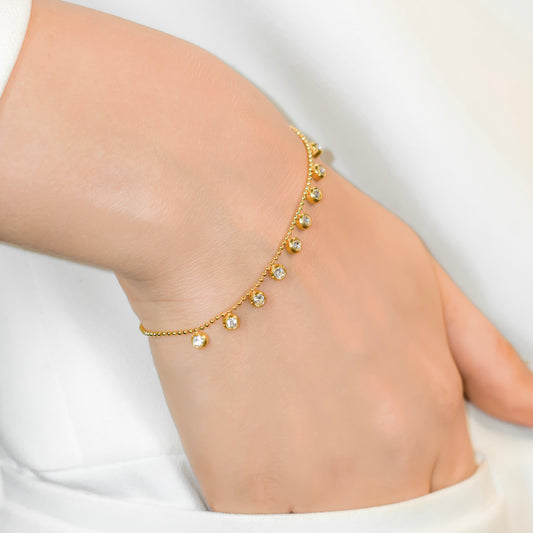Dainty Crystal Stone Bracelet