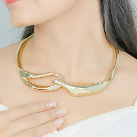 Gold Plated Knot Choker