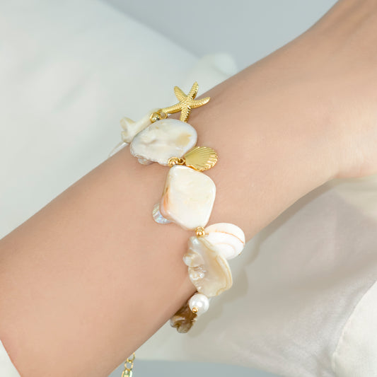 Seashell Charm Bracelet