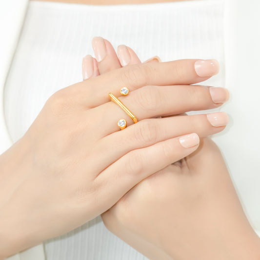 Gold Plated Amara Ring
