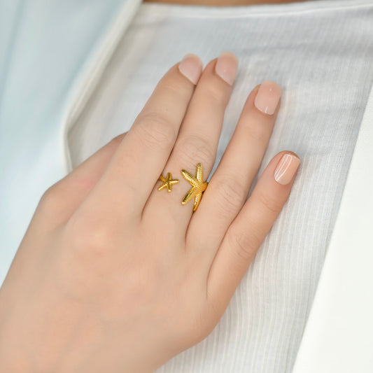 Starfish Open Ring