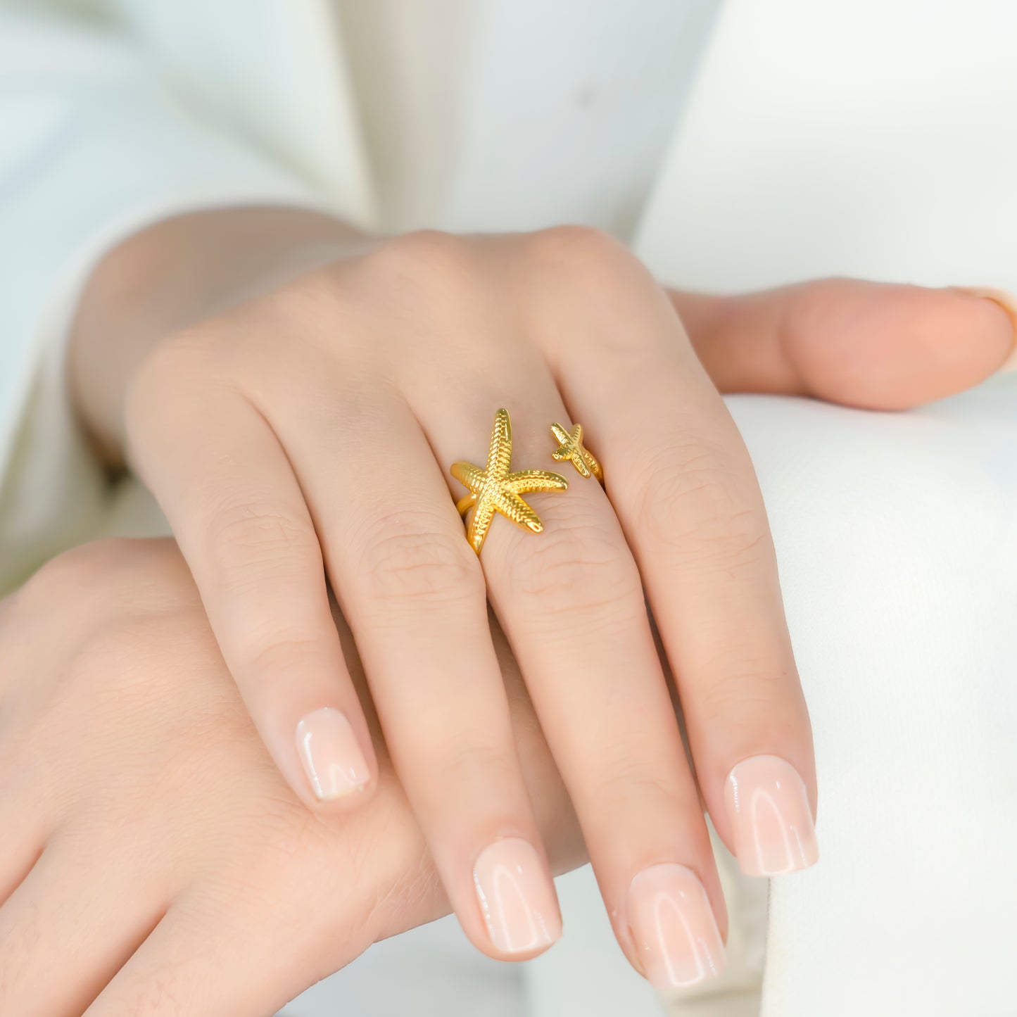 Starfish Open Ring