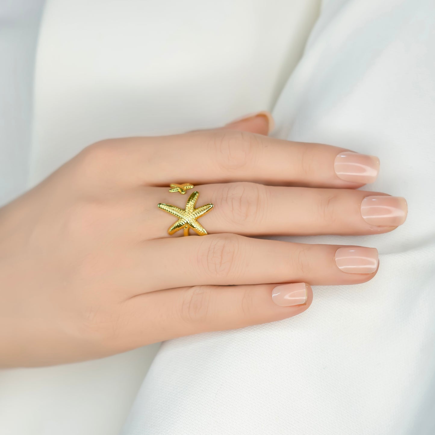 Starfish Open Ring