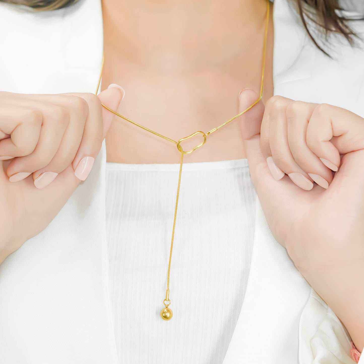 Golden Orbit Adjustable Chain