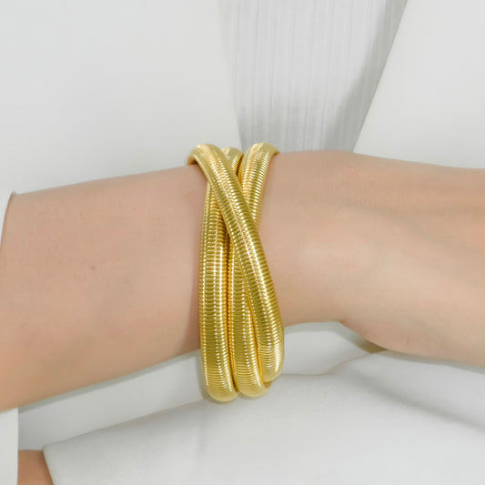 Sleek Triple Band Bracelet