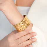 Bold Hammered Cuff