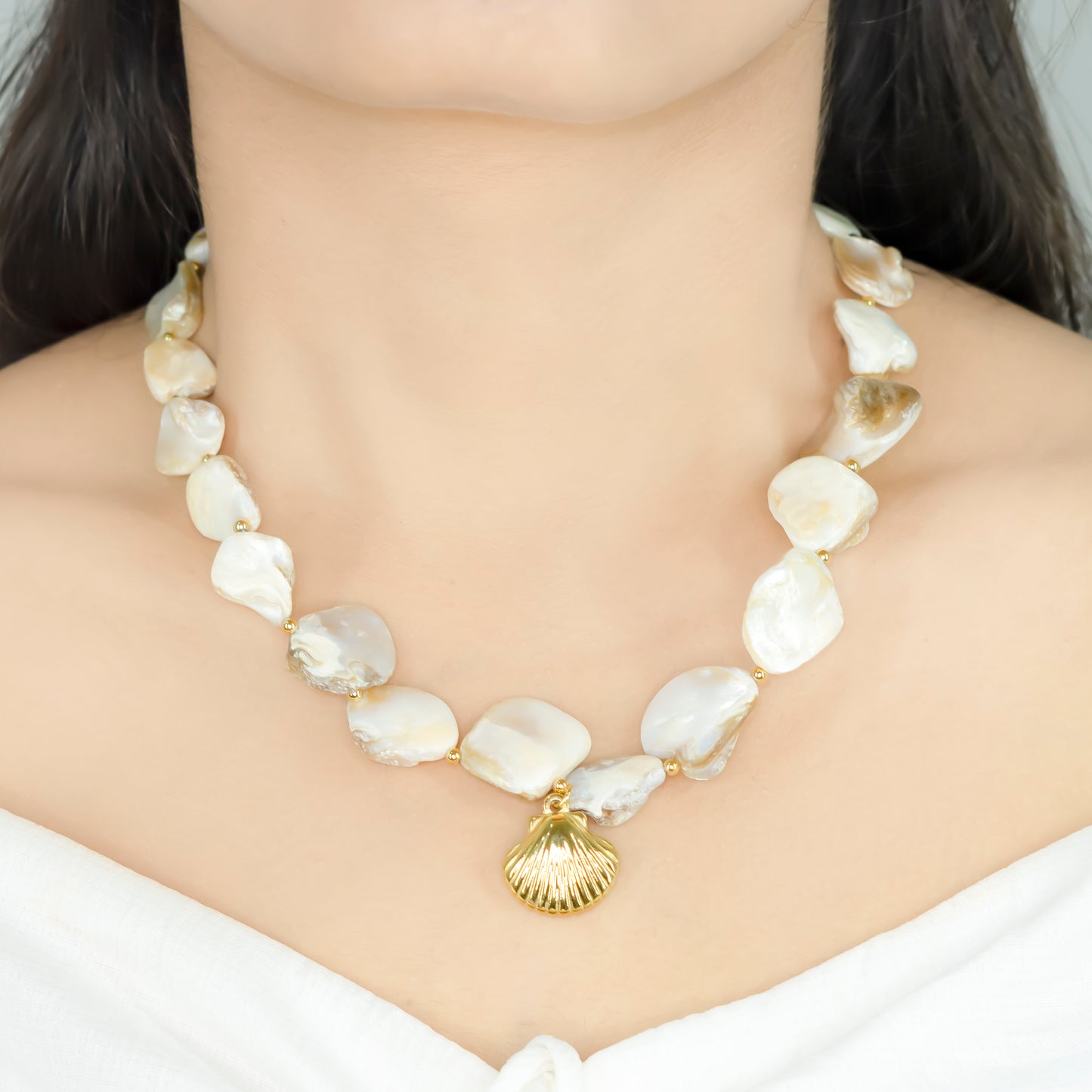 Seashell Charm Necklace