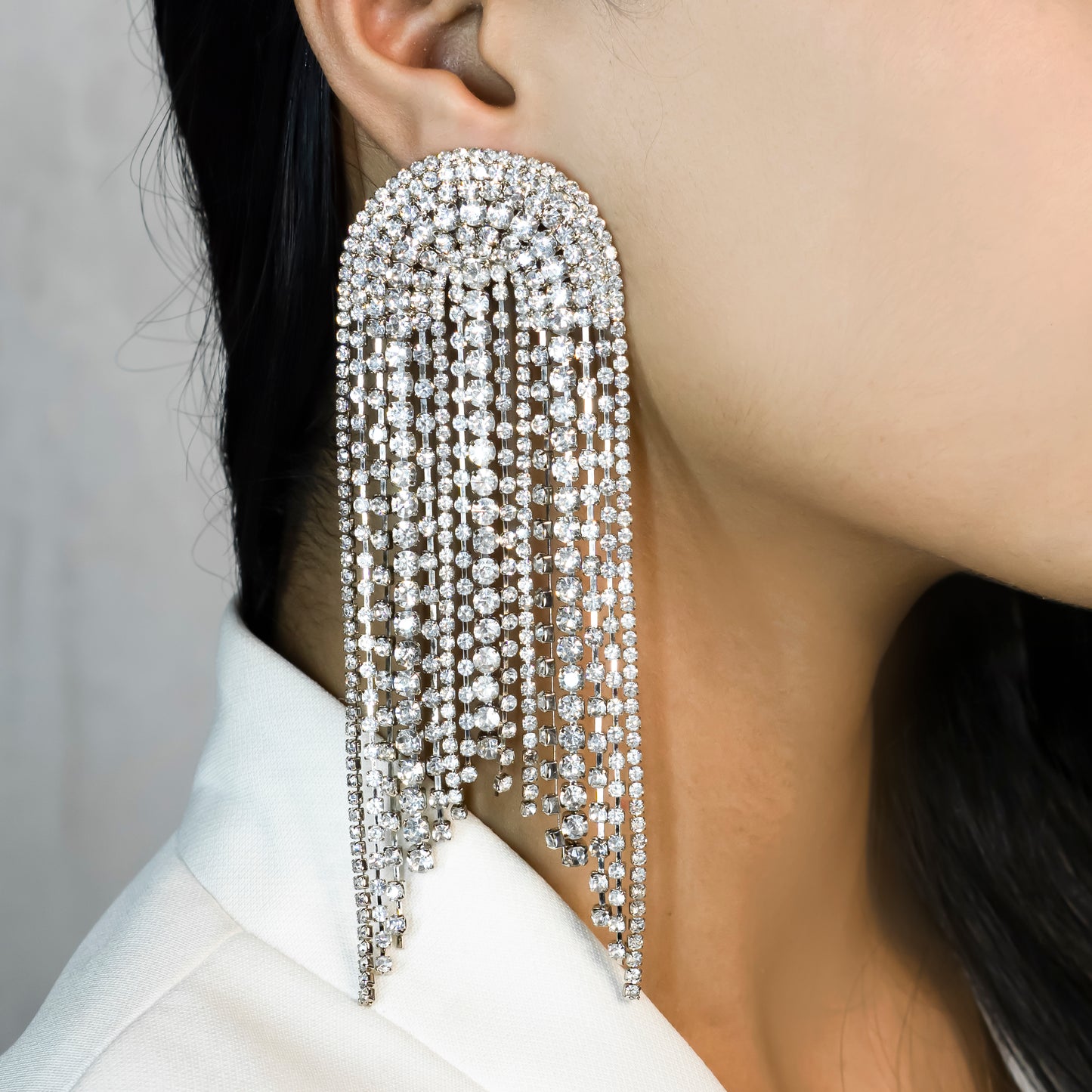 Rhinestone Metallic Danglers