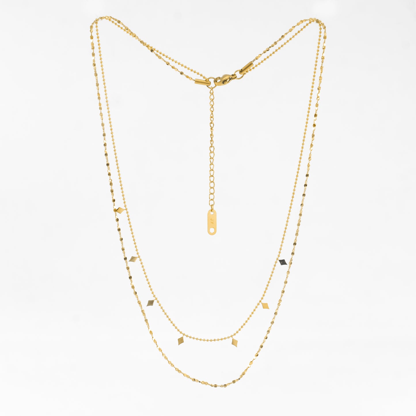 Two Layered Sleek Neckchain