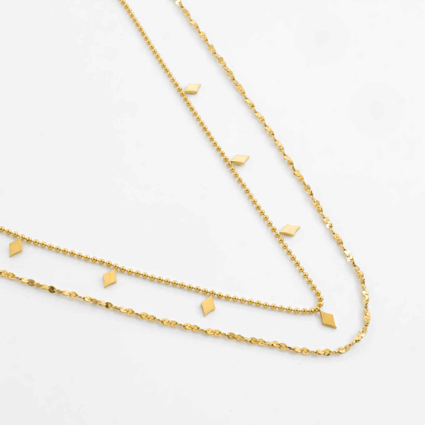 Two Layered Sleek Neckchain