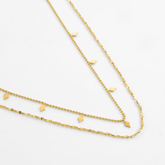 Two Layered Sleek Neckchain