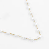 Mini Beaded Pearl Necklace