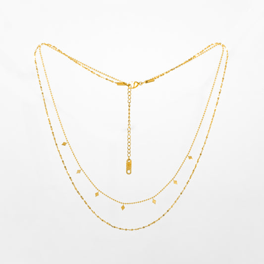 Two Layered Sleek Neckchain