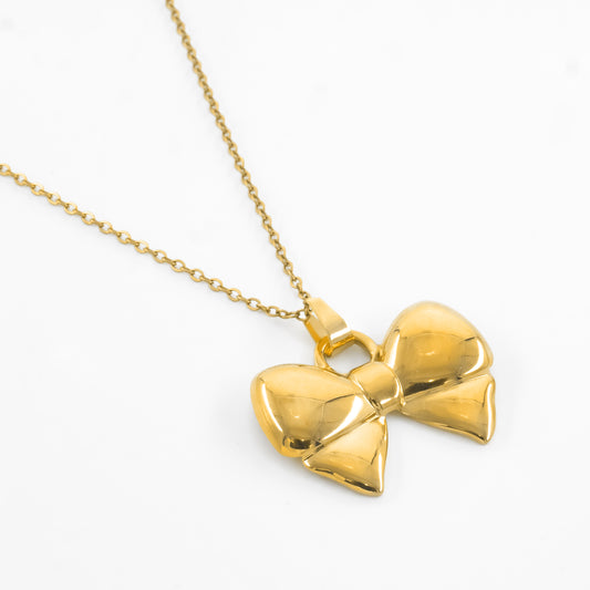Double Layered Bow NeckChain
