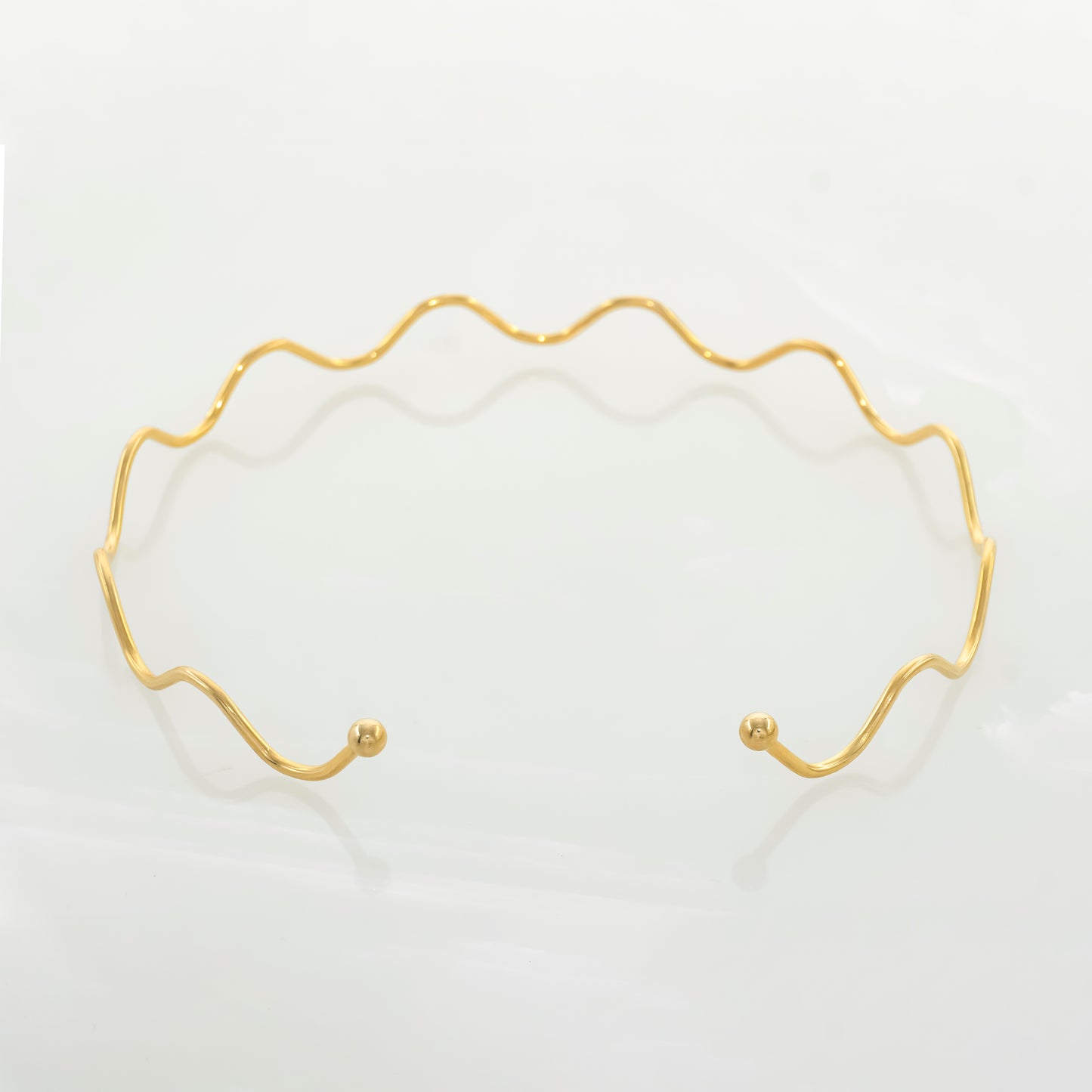Gold Plated Zig Zag Choker