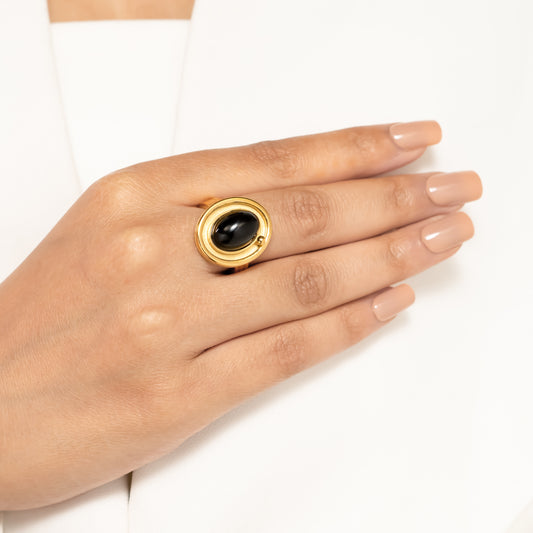 Raya Black Ring