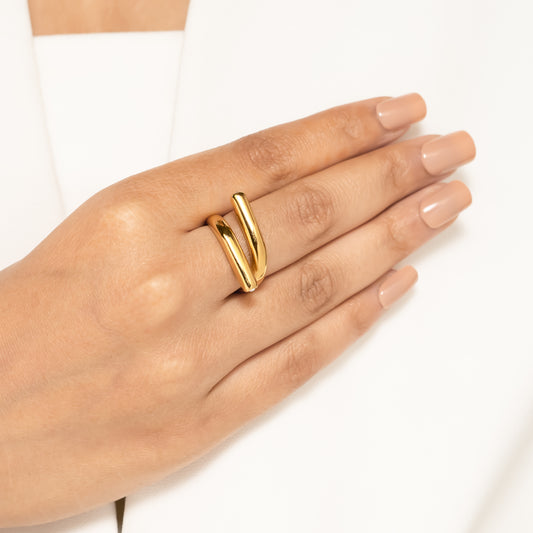Gold Plated Interaction Ring