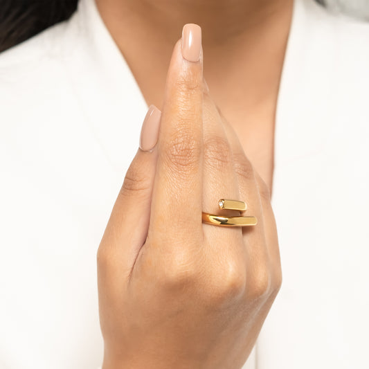 Gold Plated Interaction Ring